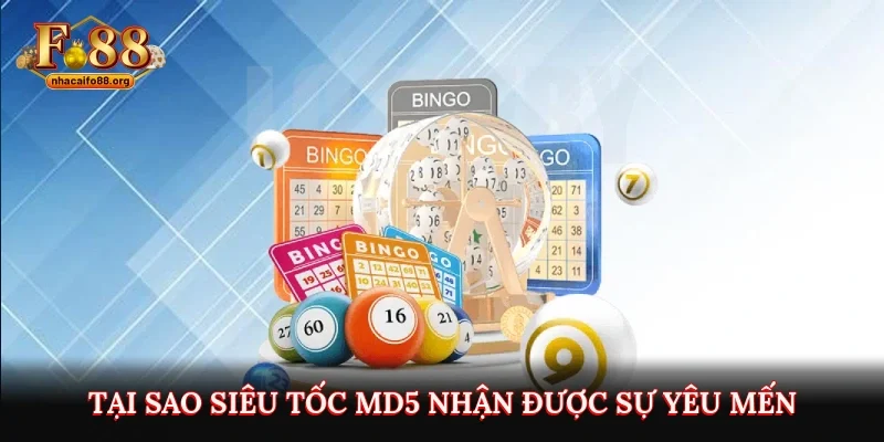 Tại sao siêu tốc MD5 nhận được sự yêu mến của nhiều người