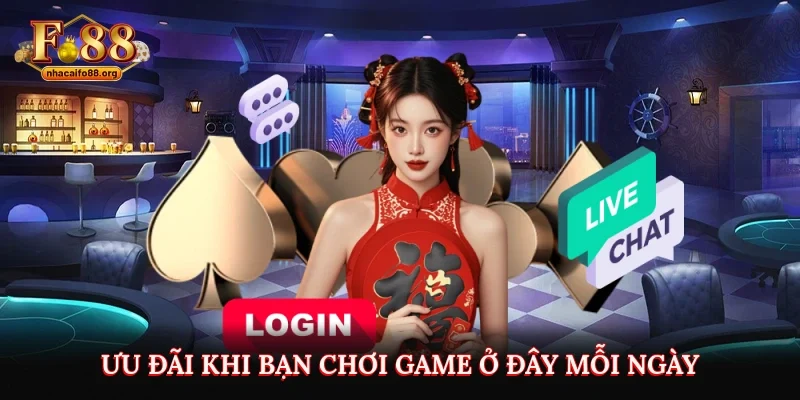 Ưu đãi khi bạn chơi game ở đây mỗi ngày